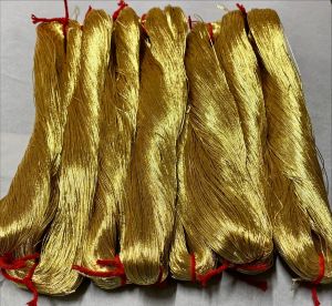 Golden Button Zari Thread