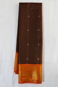 Wedding Wear Brown Vairaoosi Silk Saree