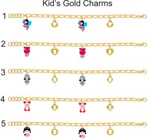 kids gold charm