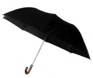 Plain Black Umbrella