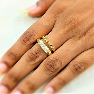 W001000005 Designer Cubic Zirconia Ring