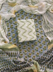 Abaya Fabric Indian Cotton Fabric With Chiffon Scarf