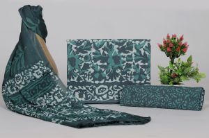 Abaya Natural Printed Fabric Indian Cotton
