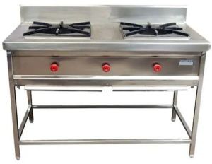 2 Burner Commercial Gas Stove