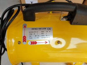 Marine Portable 8 Inch (200MM) Electric Blower Ventilation Fan 220V