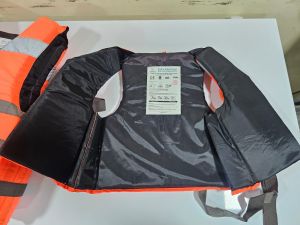Life Jacket Orange Polyethylene Foam Pisces