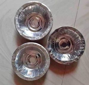 4.5 Inch Disposable Silver Paper Bowl