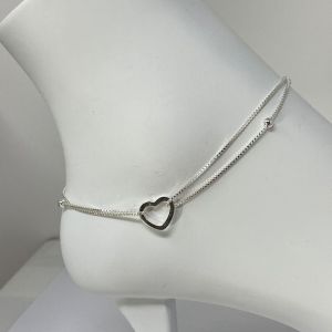 designer silver anklets