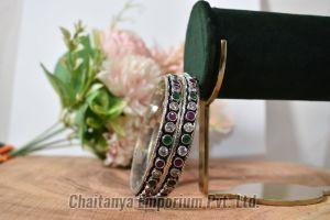 Designer Silver Bangles