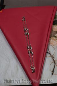 Classic Camel Sequence Silver Anklets