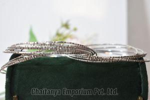 Party Wear Silver Plated Bangles