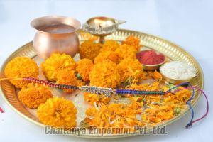 Divine Jai Shree Shyam Silver Rakhi