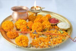 Divine Krishana Silver Rakhi