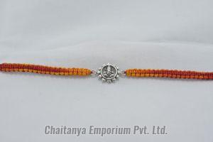 Divine Lord Ganesh Silver Rakhi