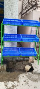 Plastic Bin Storage Rack