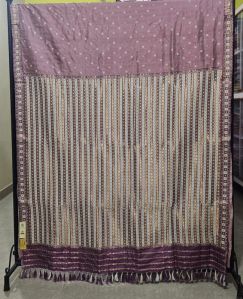 Azrak Print Assamese Pure Silk Saree