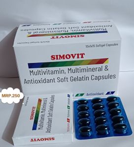 Multivitamin Multimineral Antioxidant Soft Gelatin Capsule