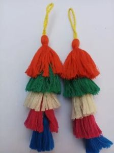 Multicolor Cotton Tassels