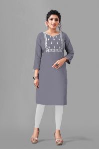 Cotton Embroidered Kurti