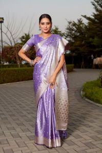 satin silk saree