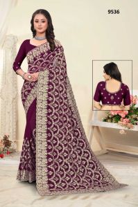 Heavy Jari Work Saree