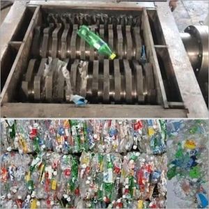 7.5kw Plastic Bottle Shredder, Low Power Consumption, High Capacity: 500 kgs/Hr