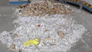 Cement company paper bag shredder machine