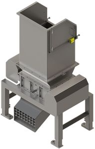 Fish waste shredder machine