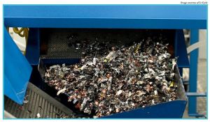 Single Shaft Plastic Battery Box Shredder