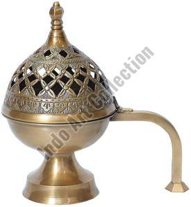 home purifying brass dhuna loban burner