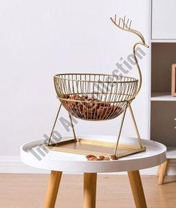 Brass Fruit Basket