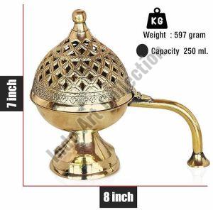 home purifying brass dhuna loban burner
