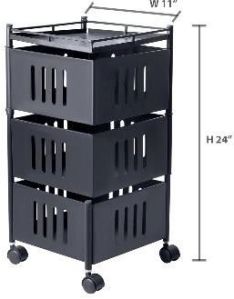 Square Fruit & Vegetable Kitchen Trolley