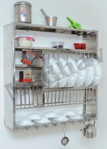 Deluxe 38x36 Inch Stainless Steel Kitchen Rack