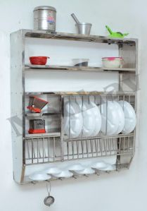 Plain 48x36 Inch Stainless Steel Kitchen Rack