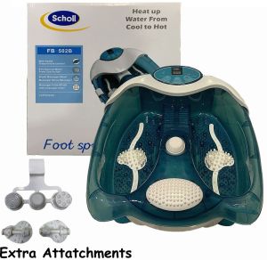 Scholl Green Foot Spa Massager