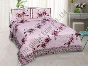 Floral Printed Bedsheet