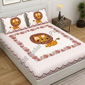 Kids Cotton Printed Bedsheet