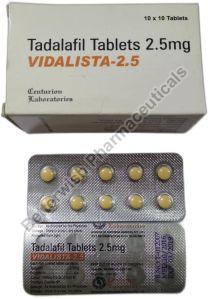 Vidalista 2.5mg Tablets