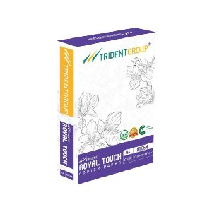 Trident Royal Touch 80 GSM A4 Size Copier Paper 500 Sheets White (Pack of 1 Ream)