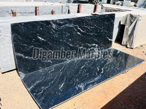 Thunder Black Granite Slab