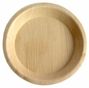 8 Inch Round Areca Leaf Plate