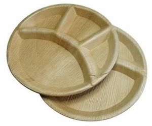 Areca Leaf 4 Partition Plate