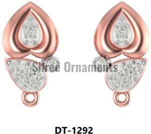 DT-1292 Ladies Rose Gold Earring