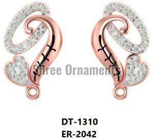 ER-2042 Ladies Rose Gold Earring