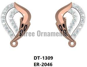 ER-2046 Ladies Gold Earring