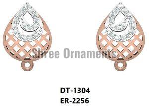 ER-2256 Ladies Rose Gold Earring