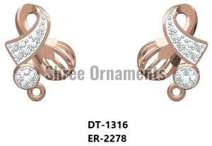 ER-2278 Ladies Gold Earring