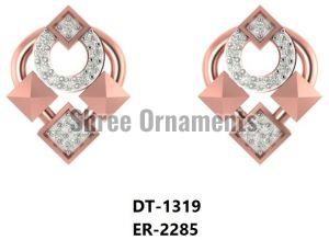 ER-2285 Ladies Rose Gold Earring