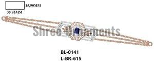 L-BR-615 Ladies Gold Bracelet